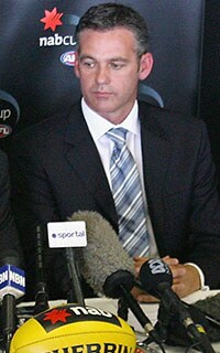 buckley ben afl brayshaw chairman north during take his over au succeed roo executive soccer former